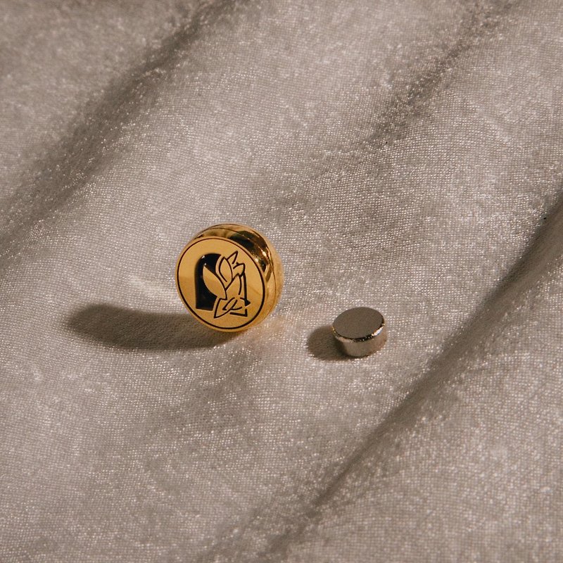 CASA BY THRIVE Aroma Magnet Diffuser 香氛口罩磁扣 - 其他 - 不鏽鋼 金色