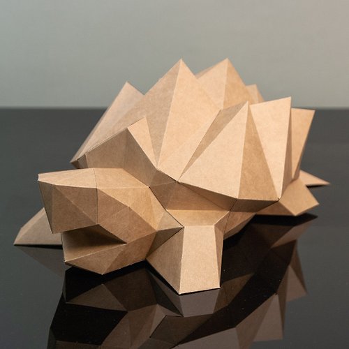 問創 Ask Creative DIY手作3D紙模型擺飾 小動物系列 -大鱷龜(4色可選)