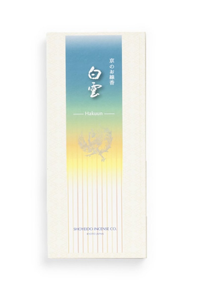 Shoeido Hakuun White Cloud Incense sticks M Pack [Kyo Incense sticks Series] - Fragrances - Other Materials 