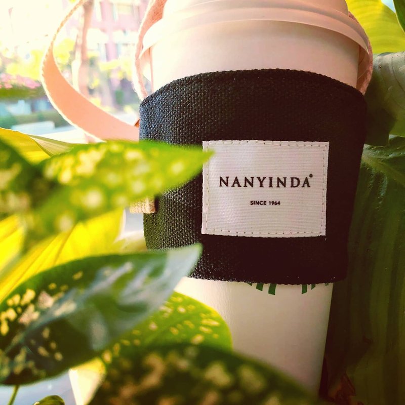 NANYINDA杯套 - 杯袋/飲料提袋 - 環保材質 黑色