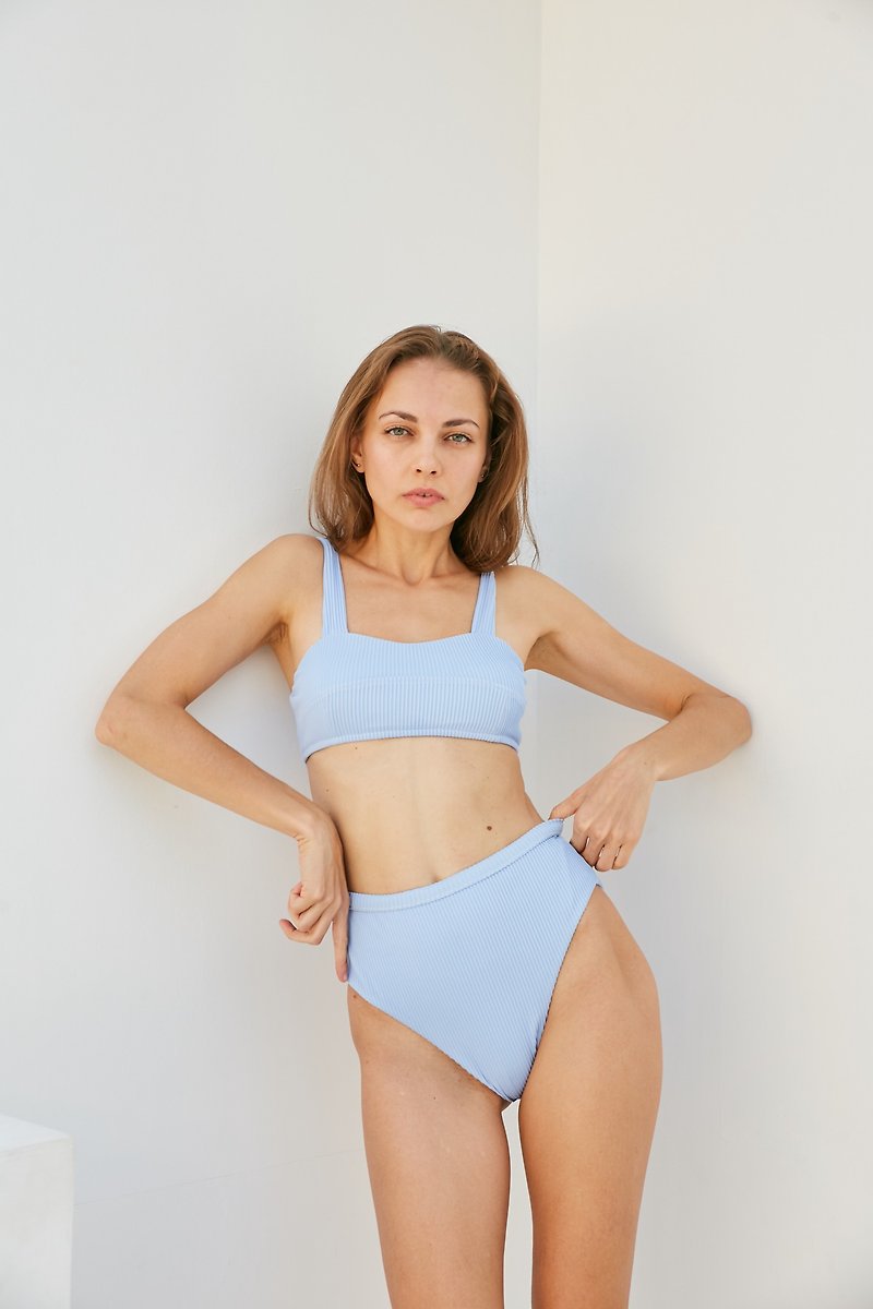 DEMI / skyblue / Swimwear / Summerisfine - Women's Swimwear - Other Materials Blue