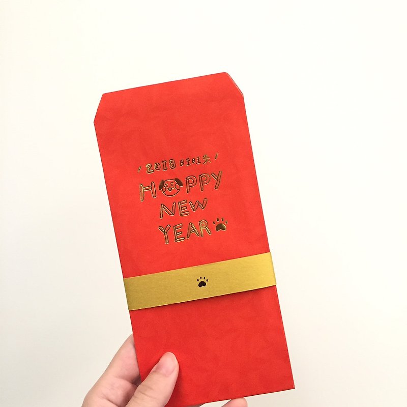 2018 Want Want / gilt red bag (6 into) - ถุงอั่งเปา/ตุ้ยเลี้ยง - กระดาษ สีแดง