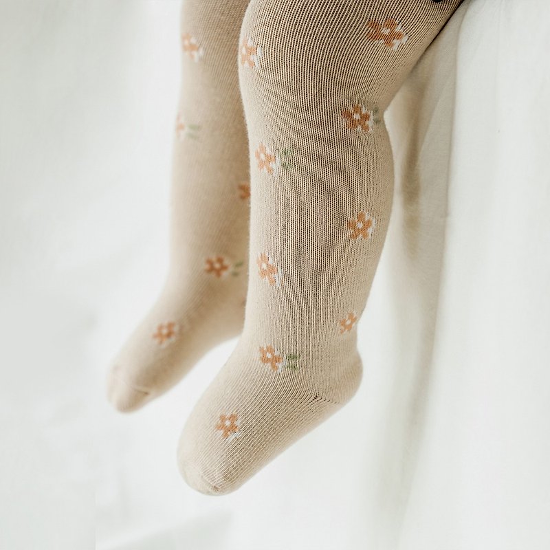 Happy Prince Meralda花朵女嬰兒童褲襪 - 嬰兒襪子 - 棉．麻 