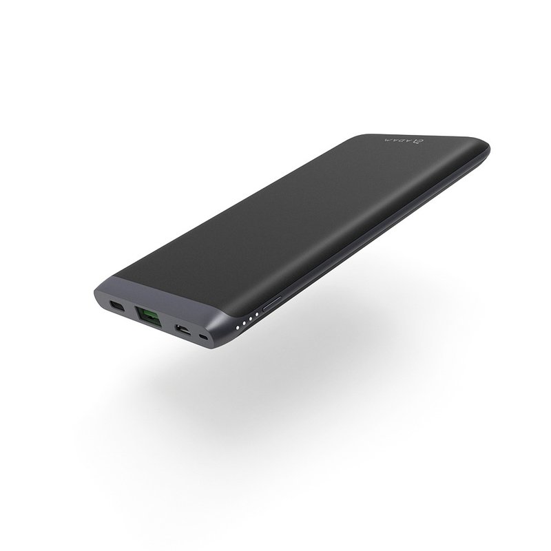 ADAM GRAVITY 1 USB-C PD / QC 3.0 極輕薄快充行動電源 10000mAh - 行動電源/充電線 - 其他金屬 灰色