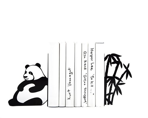 Design Atelier Article Unique bookends - Sitting Panda - // Jungle nursery theme // Free shipping //