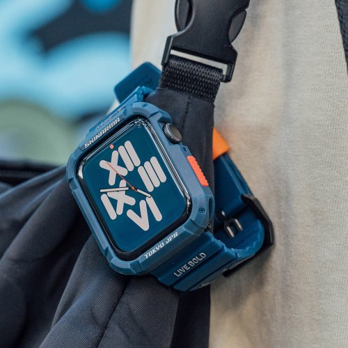 SKINARMA Apple Watch 44/45mm Kurono全方位防撞錶殼(7色)