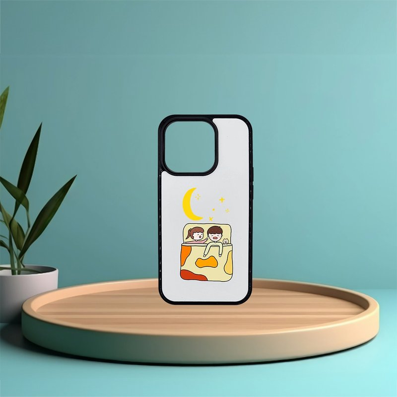 Couple pet iPhone case (sleeping) - เคส/ซองมือถือ - พลาสติก 