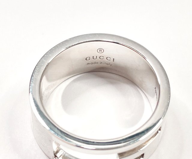 日本直送中古美品】12号グッチGUCCI リング・指輪ブランデッド
