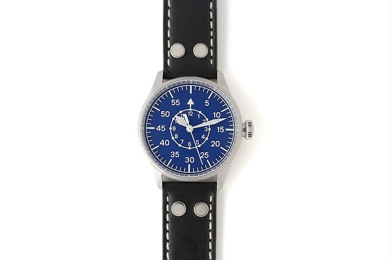 B-Uhr Connected Hybrid Timepiece (iOS/Android Compatible) - Men's & Unisex Watches - Stainless Steel Blue