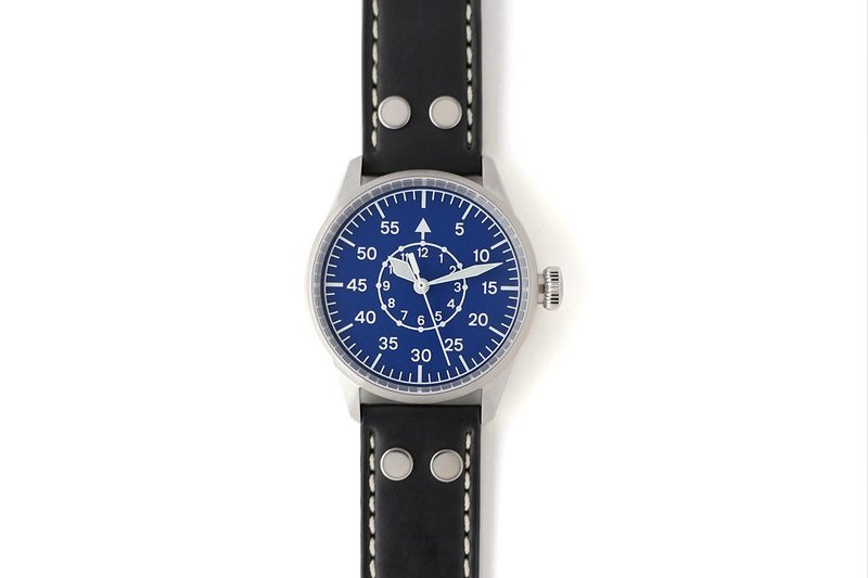 B-Uhr Connected Hybrid Timepiece (iOS/Android Compatible) - Men's & Unisex Watches - Stainless Steel Blue