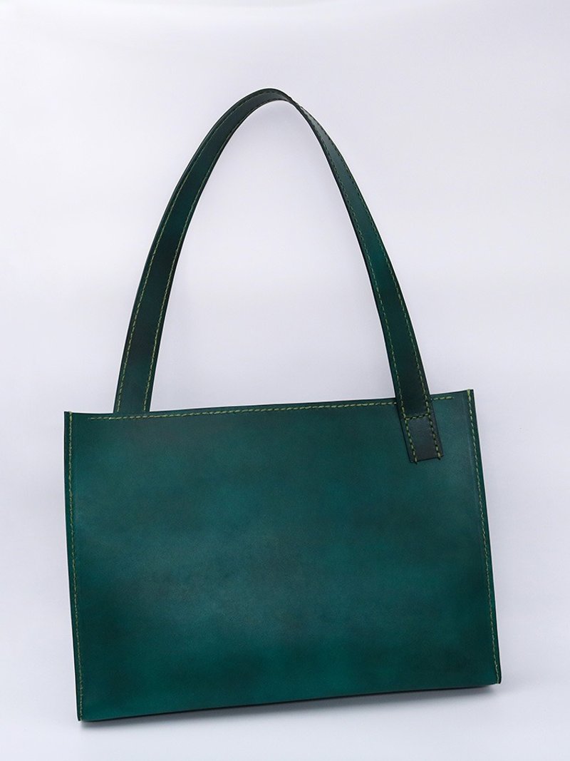 Deep green large tote bag - Handbags & Totes - Other Materials 