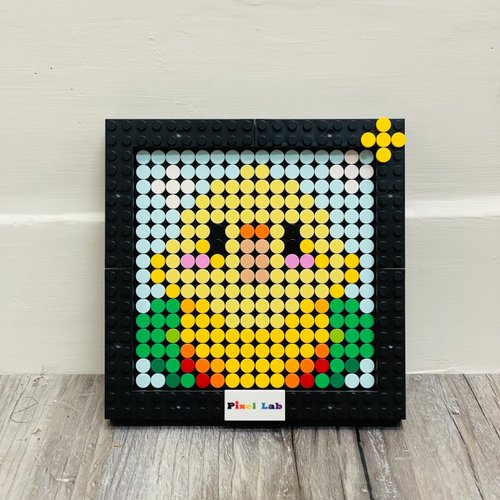 Pixel Lab 畫素實驗室 【拼圖 禮物】寵物系列 16X16 DIY套裝-金太陽
