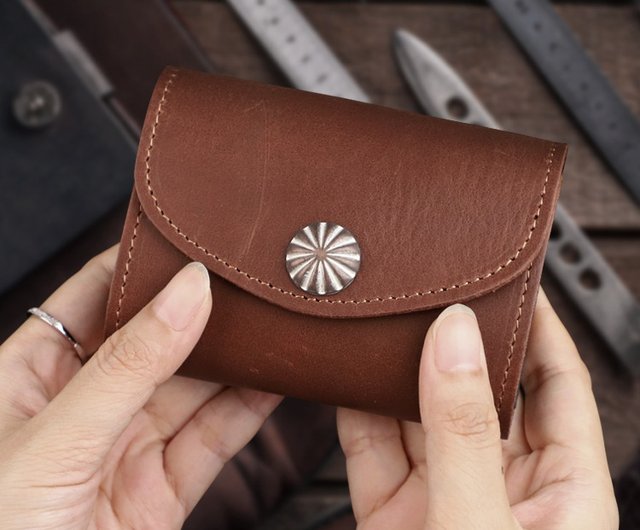 DOUBLE RL ヴィンテージ加工 ダブルファスナー カード入れ