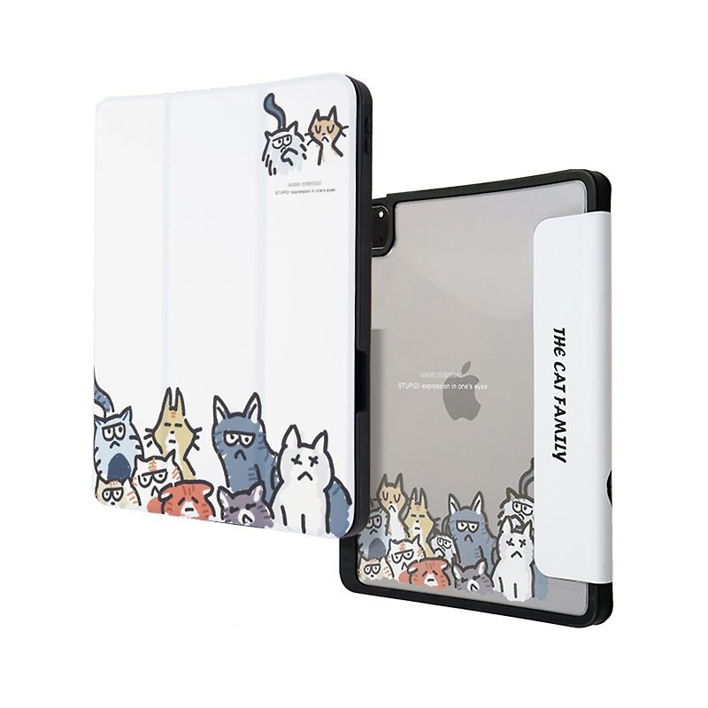 其他材質 平板/電腦保護殼/保護貼 - 貓咪家族  iPad 保護殼
