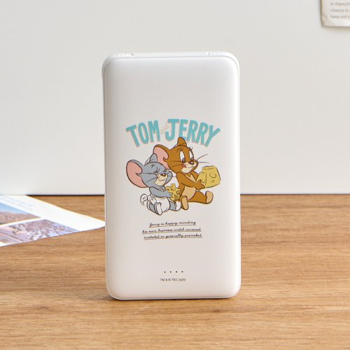 TOYSELECT 湯姆貓與傑利鼠分享起司雙線快充10000mAh行動電源