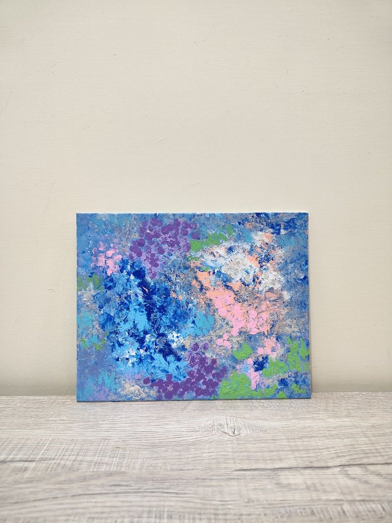 【花舞】無框畫/掛畫/壓克力畫/風景/原畫/擺飾/聖誕禮物 - 擺飾/家飾品 - 棉．麻 