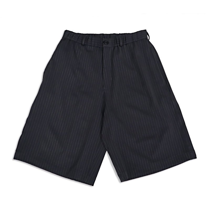 Stone'As Straight Wide Jorts/Straight wide shorts three-point dark gray - Men's Shorts - Cotton & Hemp Gray