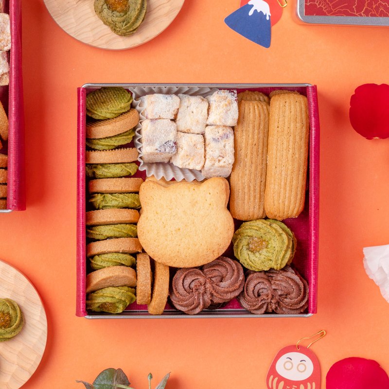 1/24-1/28到貨Café del SOL 開運招財手工餅乾禮盒 - 手工餅乾 - 其他金屬 