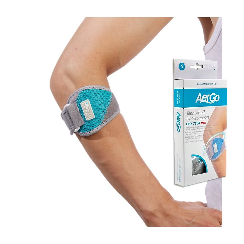 【EuniceMed】AerGo Tennis Elbow Golf Elbow Strap Silicone Cushion Tendon Compression 7304 - Fitness Accessories - Other Materials Multicolor
