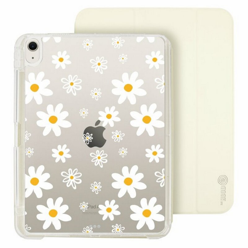 沁涼洋甘菊 iPad Air 11/pro13可拆式防摔透明筆槽摺套ipad - 平板/電腦保護殼/保護貼 - 塑膠 多色