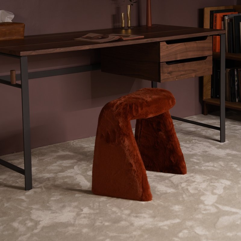 Fuzzy Chair | Makeup Chair | Shoes Chair Fluffy Edition - เก้าอี้โซฟา - วัสดุอื่นๆ หลากหลายสี