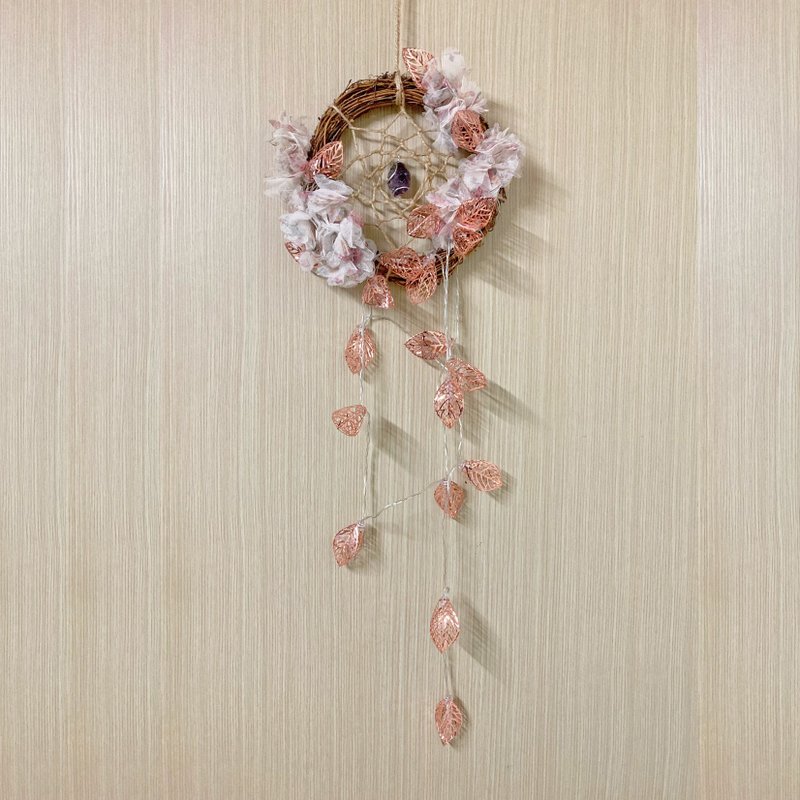 22x73 [Rose Leaf] Handmade/Handmade Large Dream Catcher Night Light - Items for Display - Wood 