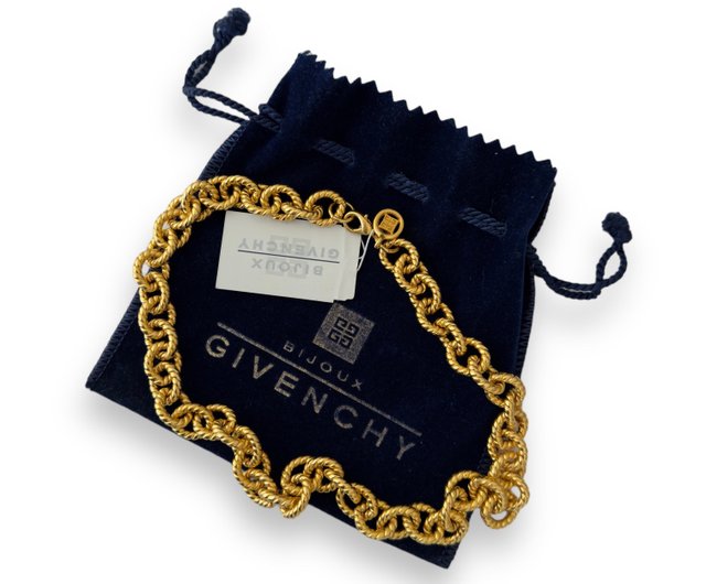 Givenchy Bijoux ヴィンテージ チョーカー チェーン ネックレス - 本物