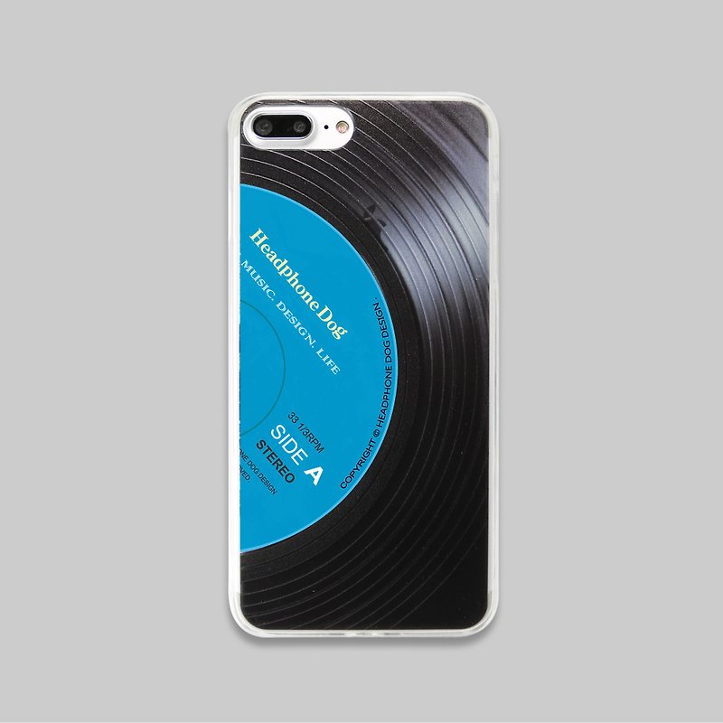 Vinyl iPhone Case iphoneX/8/7/6/5/se - Phone Cases - Plastic Blue