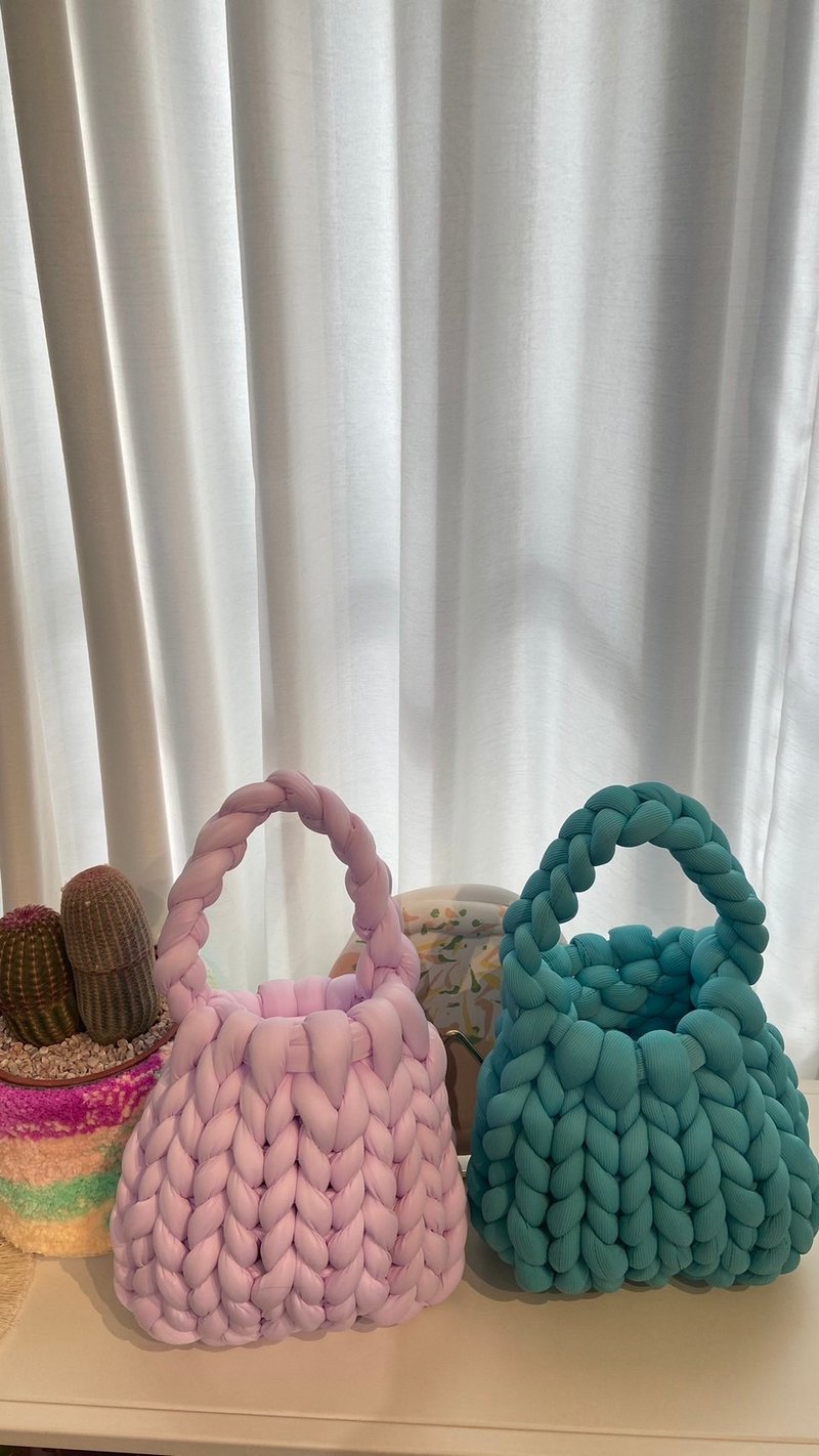 冰島毛線手編課程- 胖寶包 (可使用文化幣) - 編織/羊毛氈/布藝 - 其他材質 