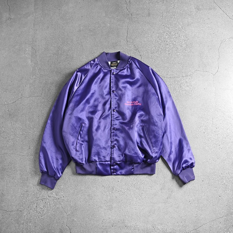 Vintage Sports Jacket - Men's Coats & Jackets - Other Materials Purple