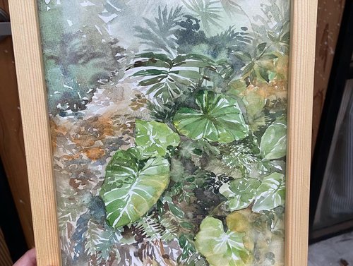 癒し水彩原画/山野水彩-ヘーゼル - ショップ Haoriji-Workshop