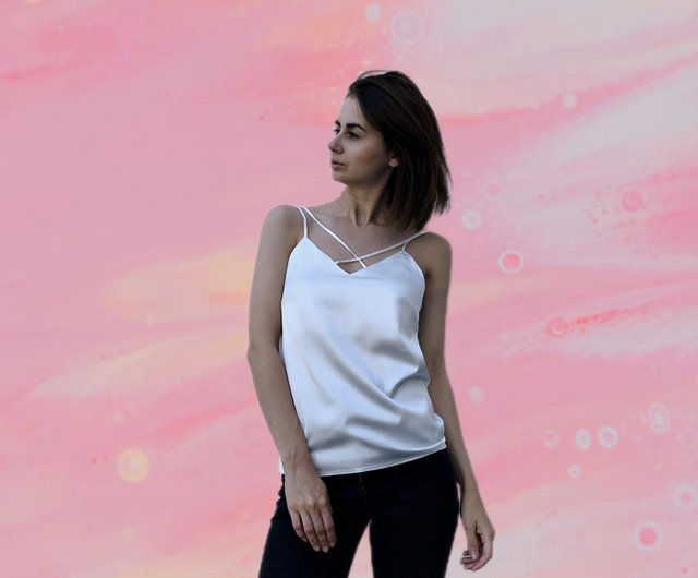 シェアースピリット シルクキャミソール シェアースピリット シルクキャミソール シェアースピリット