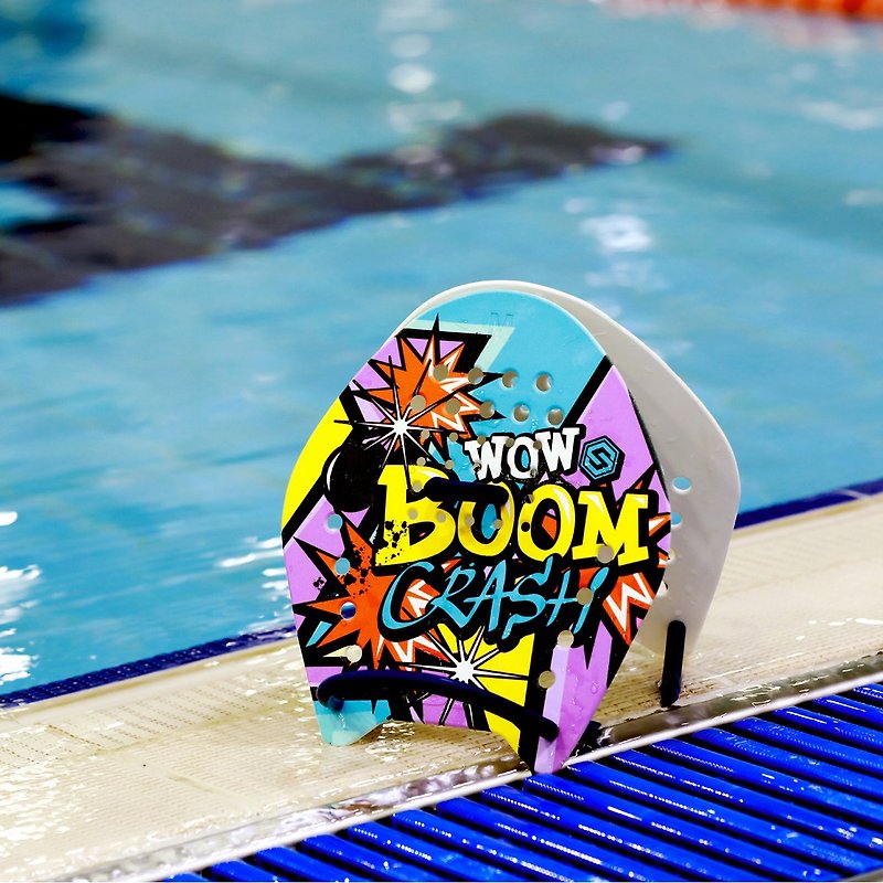 塑膠 運動配件 多色 - SAEKO 游泳訓練划手板 數位印刷