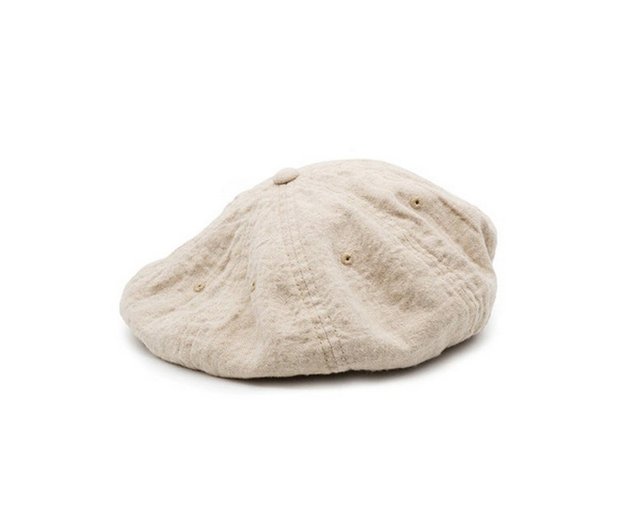 HWDog&Co.Washed 8Panel Beret Linen Washed Beret (Four Colors