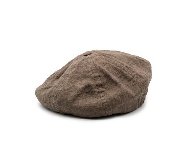 HWDog&Co.Washed 8Panel Beret Linen Washed Beret (Four Colors