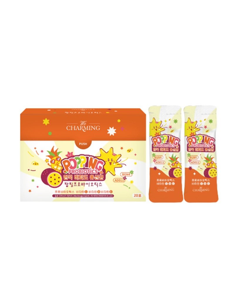 We Charming-Dancing 5D Probiotic Popping Candy_Tropical Fruit Flavor 20 pieces/box - อื่นๆ - วัสดุอื่นๆ 