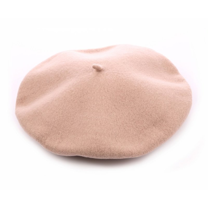 Spain ELOSEGUI female DAME beret EL_DAME19077 oatmeal color - Hats & Caps - Wool 