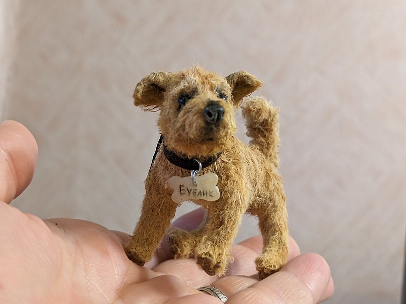 By foto / Irish Terrier (Your pet by photo) Dog - หมอน - วัสดุอื่นๆ สีนำ้ตาล