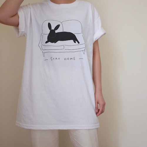 Bunny Planettt 【安心出貨】StaySafe 雙面短袖T恤 (中性版)