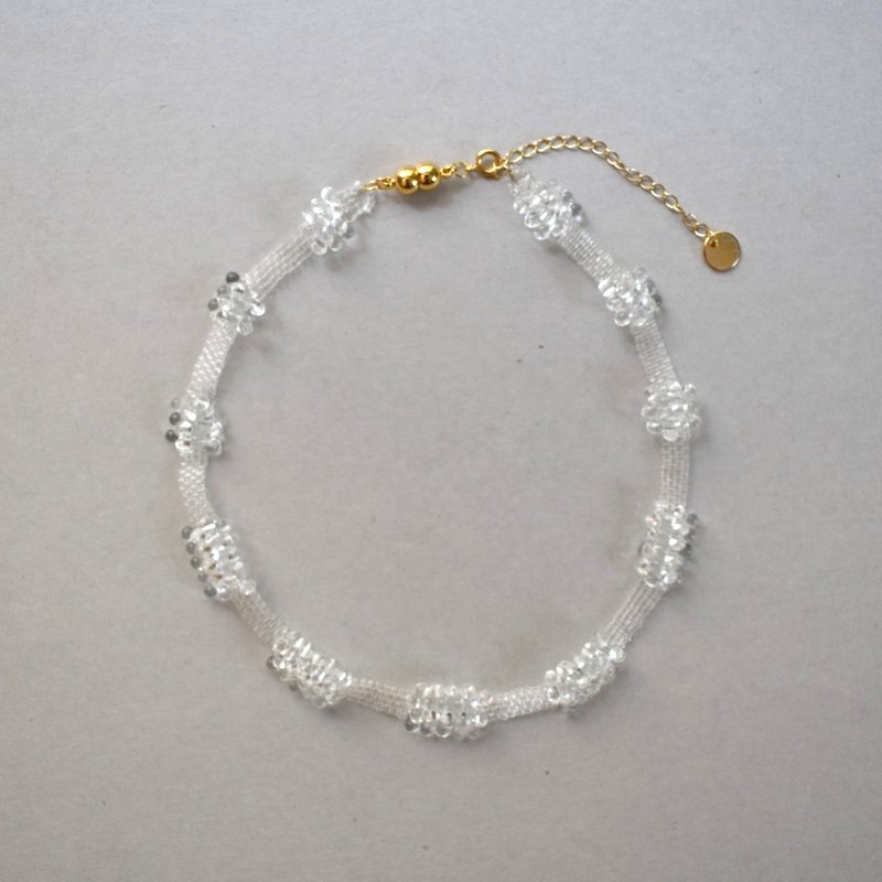 2025.05.新作 _ 素粒子 35cm / gold - 項鍊 - 玻璃 