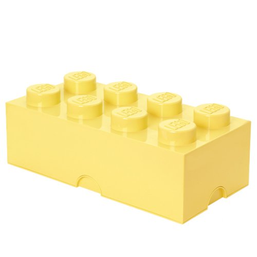 Room Copenhagen 台灣代理（昱瑒） Room Copenhagen 樂高 LEGO 8凸收納盒-淺黃色(40041741)