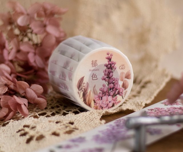 Lavender Fragrance Washi Tape Scented Masking Tape Adhesive