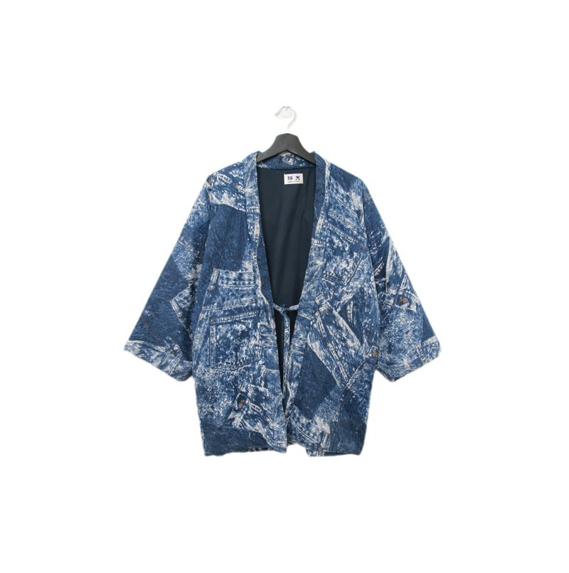 Back to Green-日本帶回袢天pt-05丹寧圖騰 /vintage - 睡衣/居家服 - 棉．麻 