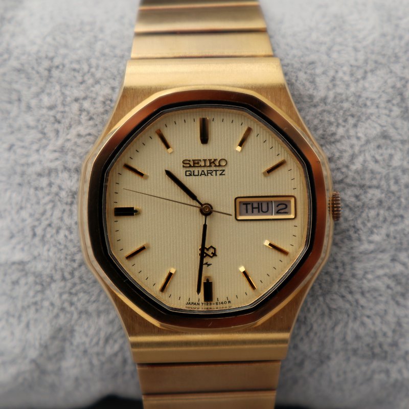 SEIKO Premium Neutral Octagonal Quartz Antique Watch - นาฬิกาผู้ชาย - วัสดุอื่นๆ 