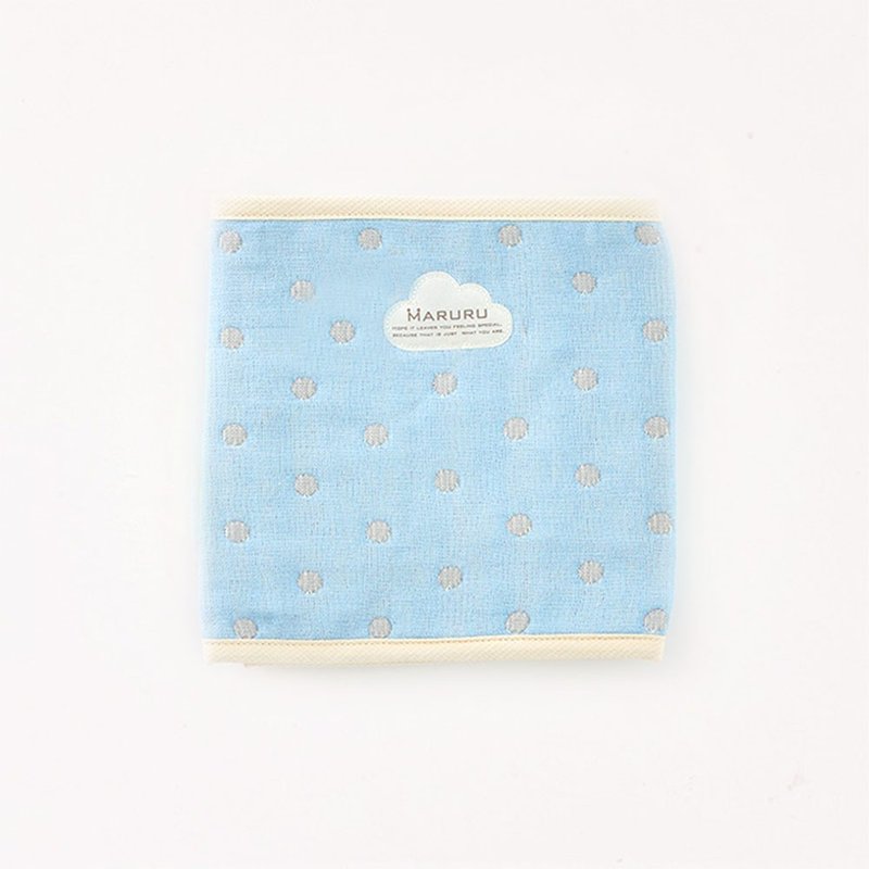 MARURU six-layer muslin baby belly band - Icelandic sky S/M - ผ้าปูที่นอน - วัสดุอื่นๆ สีน้ำเงิน