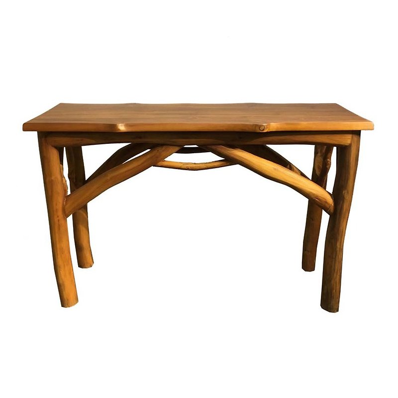 [Jidi City 100% Teak Furniture] EFAOT039 Wild Style Entrance Table Dining Table - Dining Tables & Desks - Wood 
