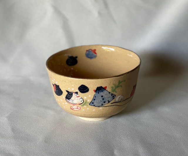 抹茶茶碗 貝の絵 - ショップ Hosengama 茶碗・ボウル - Pinkoi