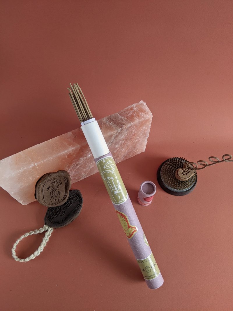 *HUGS* Herbal joss stick handmade Joss stick incense - น้ำหอม - พืช/ดอกไม้ สีม่วง