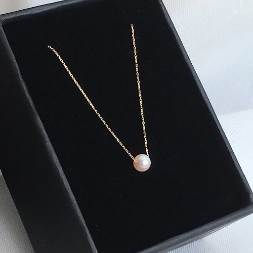 y-o K10YG Akoya Pearl Necklace毎日着けたくなるネックレス