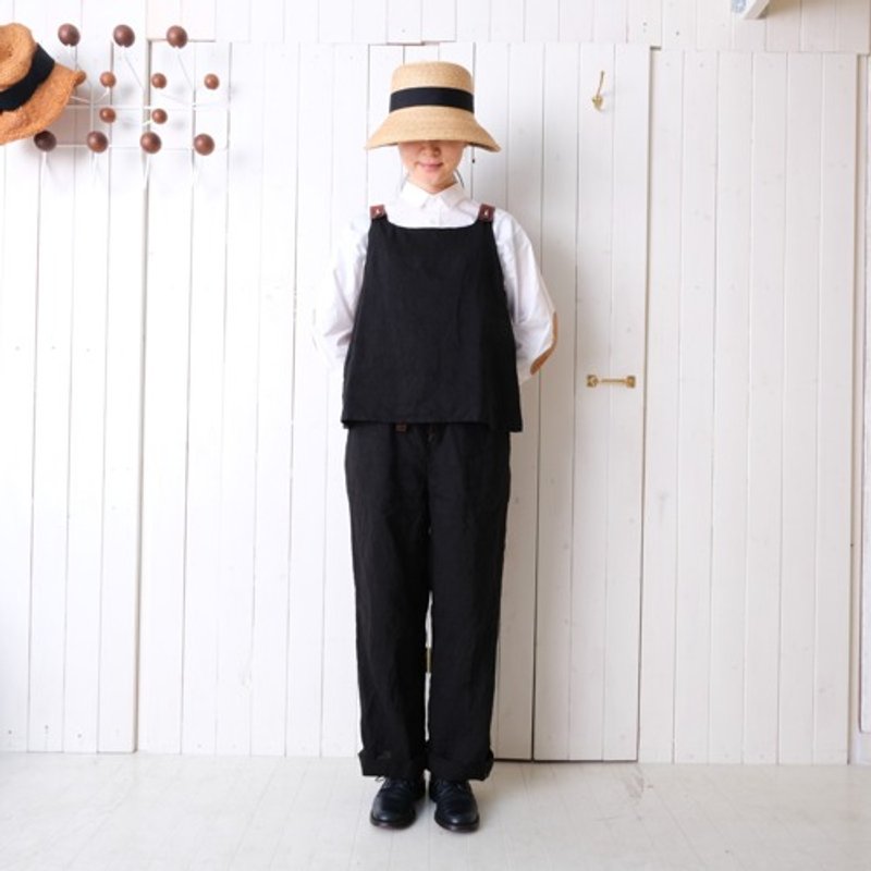 Linen pants*black* - Unisex Pants - Cotton & Hemp Black